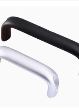 铝合金拉手通孔XAG51银色黑色L=100/116/132/150/164/196柜门把手