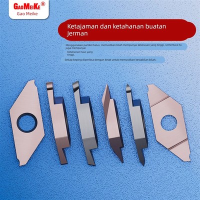 切断刀片数控端面螺纹走心机后扫切槽刀粒TKF12R050平斜口不锈钢