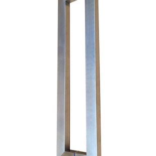 拉丝不锈钢方管拉手防滑加厚扶手白钢玻璃门拉手大门木门铁门把手