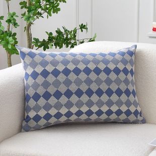 长方形靠枕套罩大号6080大靠垫客厅沙发长条枕办公椅腰枕四季 通用