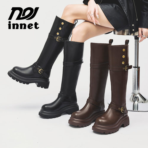 【现货】innet加绒高筒骑士长靴