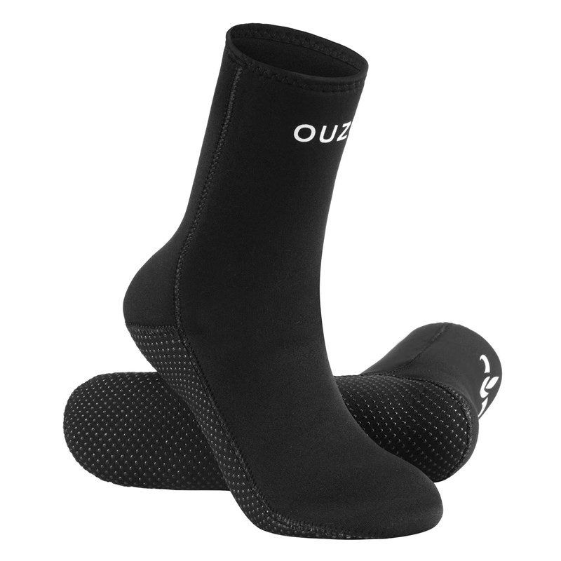 保暖5mm长筒潜水袜男女防滑耐磨浮潜袜深潜加厚沙滩袜防寒冬泳袜