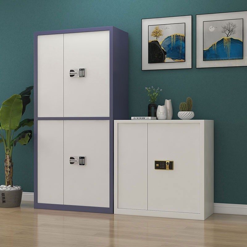 钢制指纹电子保密柜办公室铁皮密码文件柜国保锁档案资料柜矮柜子,商业/办公家具,文件柜,淘宝优惠券,粉丝福利购,淘宝优惠卷