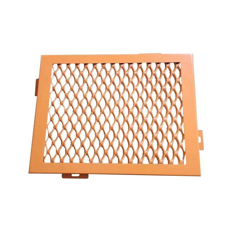 冲孔铝网板幕墙菱形网金属吊顶拉网板铝合金网板天花铝板网格定制