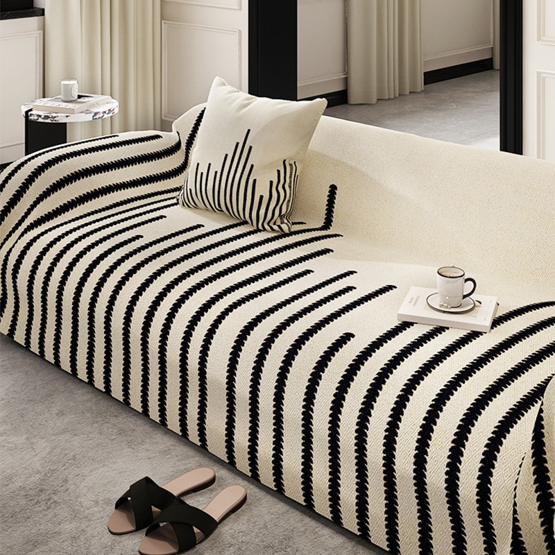 法式奶油风四季沙发套罩2024新款直排三人位沙发盖布防滑沙发笠套,居家布艺,沙发垫,淘宝优惠券,粉丝福利购,淘宝优惠卷