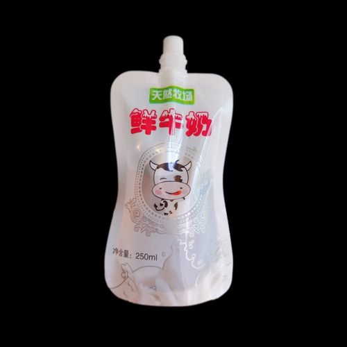 加厚自立包装吸嘴袋巴氏鲜奶袋鲜牛奶袋酸奶袋牛奶袋子