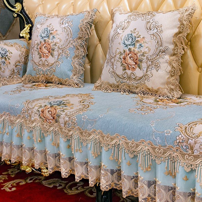 2024新款四季通用欧式沙发垫高档奢华防滑款坐垫沙发套罩定制贵妃