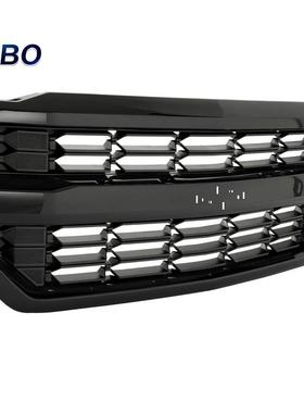 适用2016-2019 Silverado 1500 前保险杠上格栅黑色 84046156