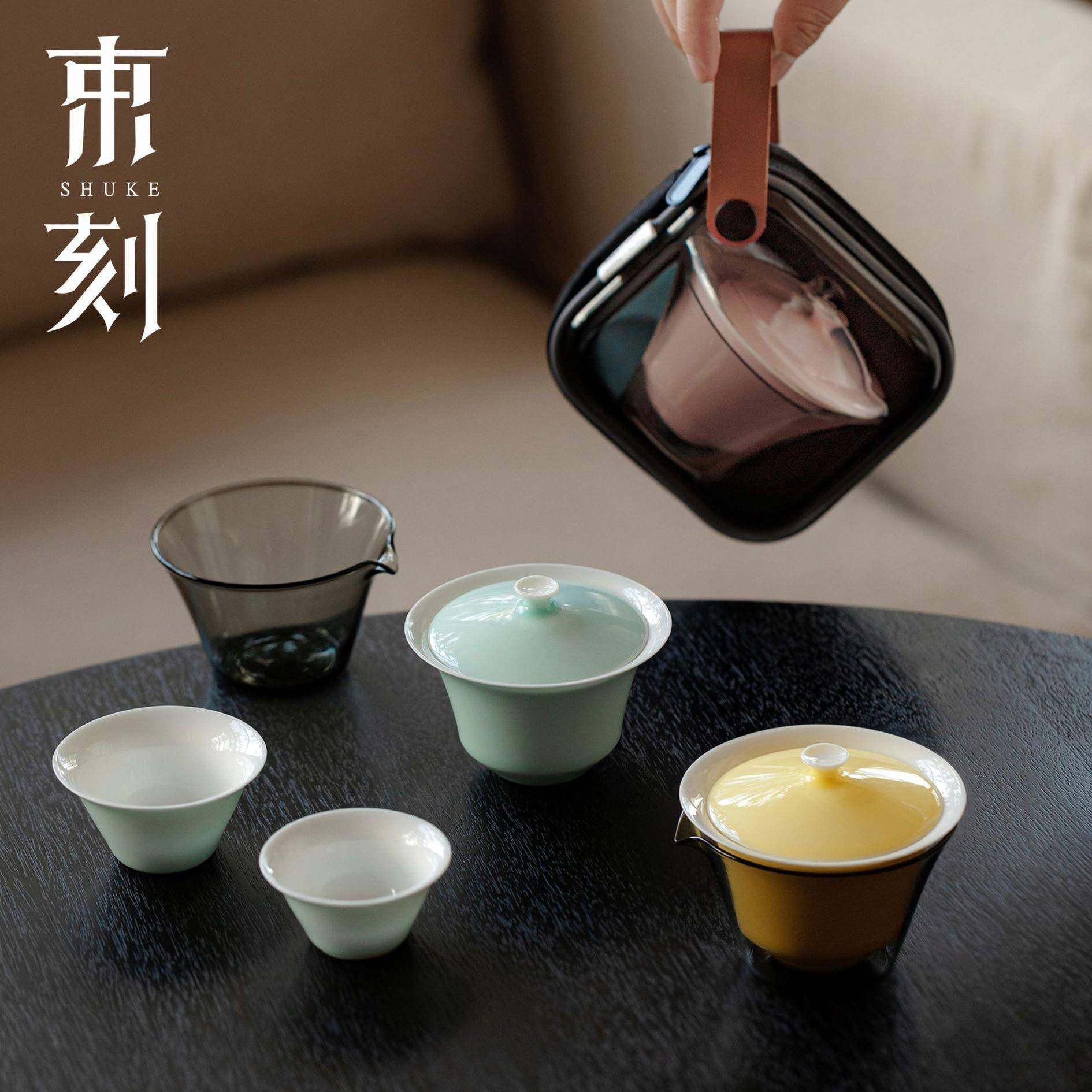 束刻旅行茶具套装便携式一壶二杯一人用快客杯简约泡茶随身小套组,鲜花速递/花卉仿真/绿植园艺,割草机/草坪机,淘宝优惠券,粉丝福利购,淘宝优惠卷