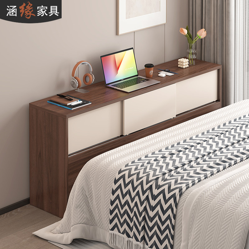定制床边收纳柜卧室床头柜书柜现代简约床尾夹缝储物柜家用置物柜