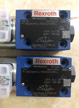 力士乐电磁球阀M-3SED6UK14/350CG24N9K4订货号R900052621原装