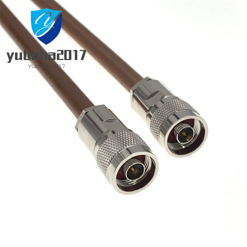 N型公对公同轴射频连接线 RG393大功率通信电缆 N-JJ L16公对公