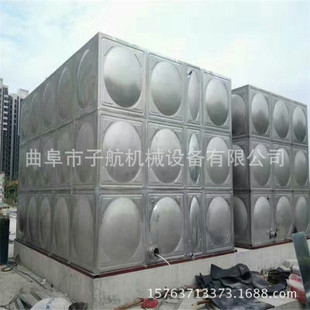 304不锈钢冲压板保温水箱 保温饮用水箱装配式方形不锈钢水箱