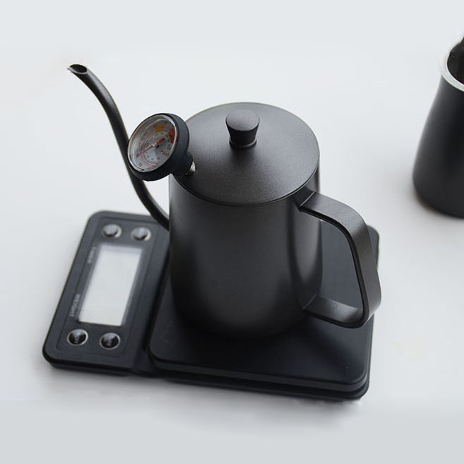 手冲咖啡滴滤壶 长嘴细口壶304不锈钢滤泡壶 家用挂耳冲泡咖啡壶