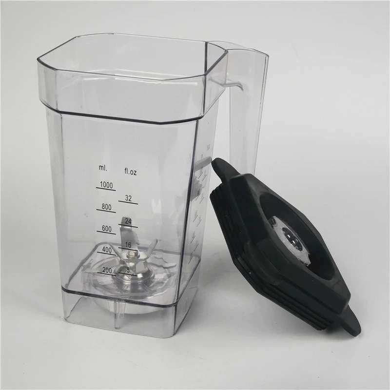 带罩沙冰机杯子Blender冰沙机杯子奶茶店静音带罩隔音冰沙机配件