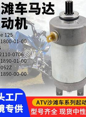 起动机ATV Breeze 125 Grizzly 125 YFA1 YFM125 起动机马达配件