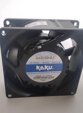 KA9238HA2 原装KAKU卡固 220V 0.08A 滚珠轴承 散热风扇 仪器风扇