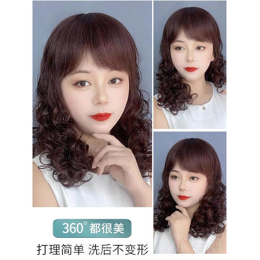 正品假发女性全真长发然蓬风松大自波浪长卷发集优雅的母亲发韩国