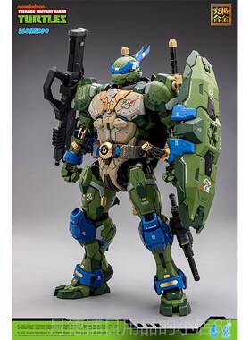 正品HE1ATBOY甲S 忍者神龟 昂莱纳多 HB002合金机甲龟国创机手办