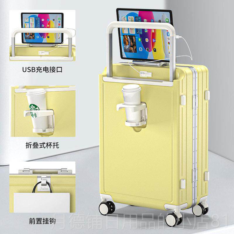 正品行李箱定制图案lg2登o宽拉杆旅行箱机箱0寸26大容量多功o能密