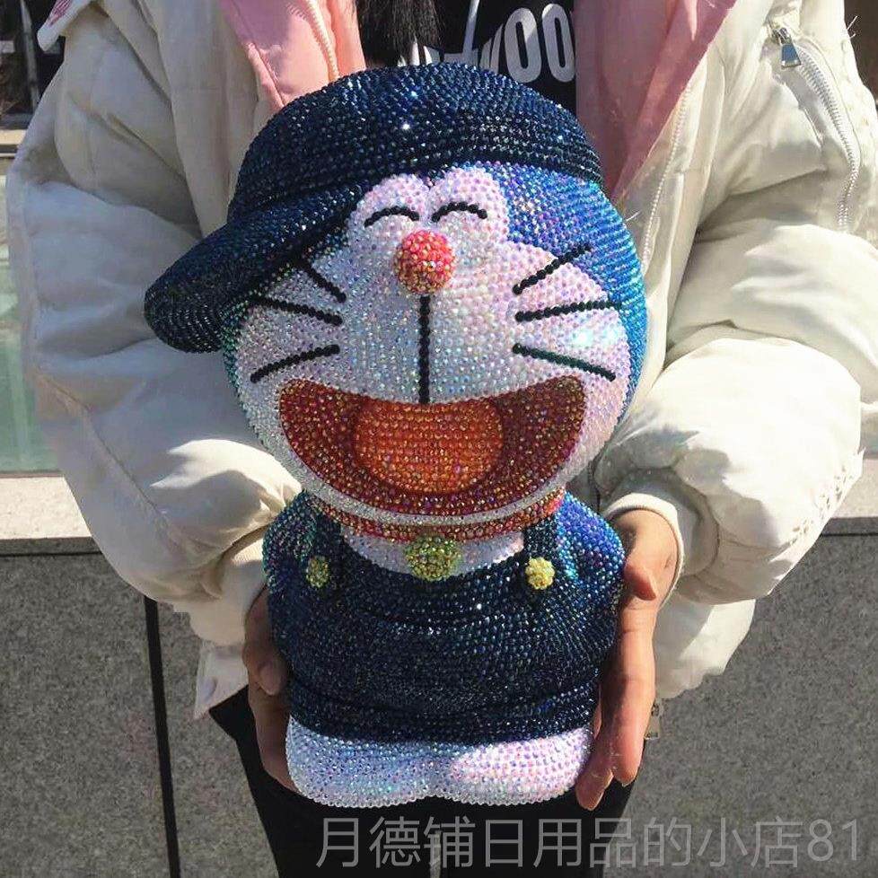正品超大号存钱物罐 叮当猫创意卡储罐不通怕摔防摔蓄儿童生日礼