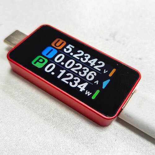 正品RK0P2 Type-C多功能1检测仪全贴合功率表D电监听线阻纹波电压
