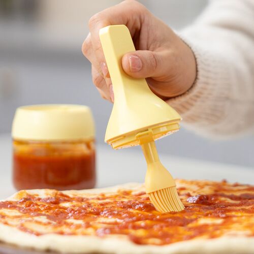 加拿大ZUUTII密封硅胶油刷家用耐高温油瓶一体烧烤刷子烘焙油瓶刷