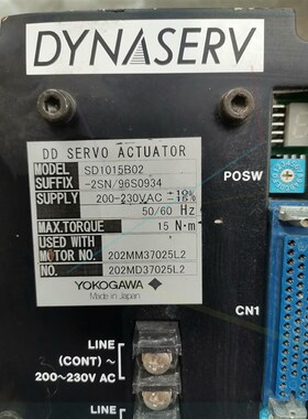 横河驱动器SD1015B02成色一般没法测试当配件价格出