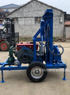 22马力柴油液压水井钻机 吃水井家用小型打井机 农田灌溉钻井机