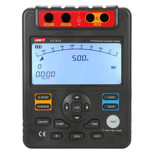 UT511/UT512/UT513绝缘电阻测试仪 数字兆欧表 5KV数字摇表
