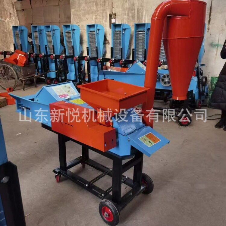 家用小型铡草机养殖牛羊玉米秸秆粉碎机打切碎草机铡草揉丝一体机