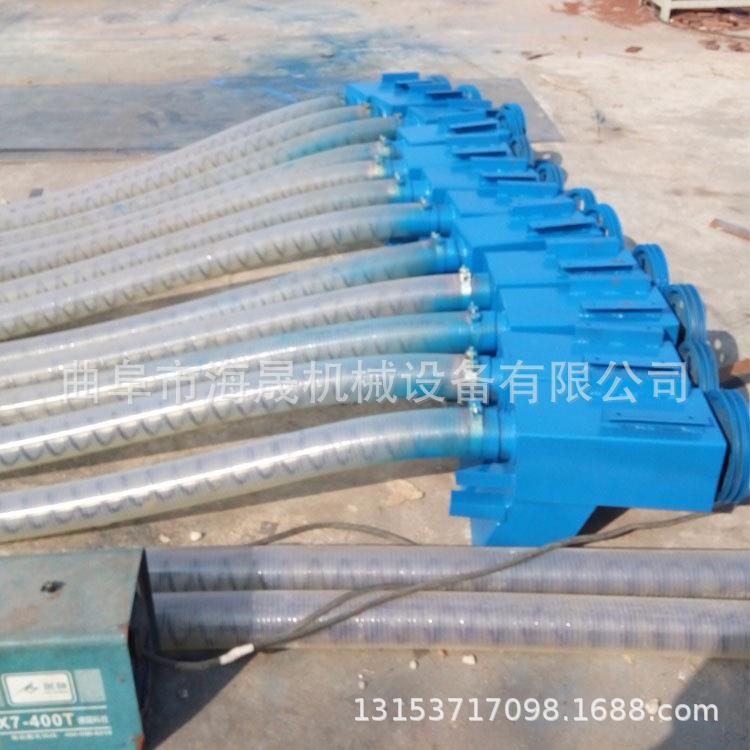 咖啡豆豆类不锈钢软管输送机 红色牛津软管散粮车载吸粮机