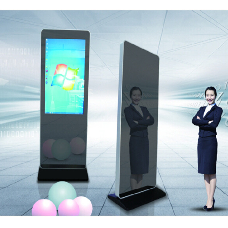 3D体感试衣魔镜43/55寸立式智能镜面虚拟手势换衣终端机高端体验