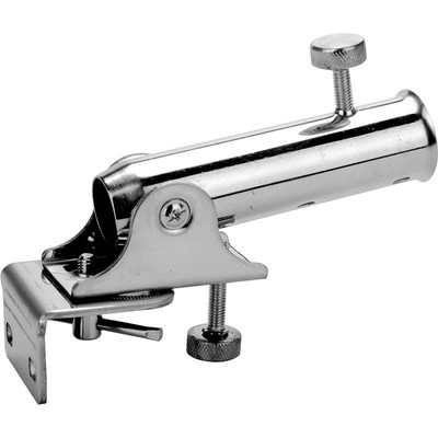 钓台加厚万向炮台架华美连球通用插片滑动式不锈钢炮台座钓鱼支架