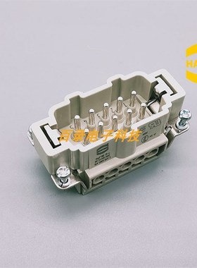 HRTING重载连接器 10针1公芯底座 热流道接线盒 0933010201