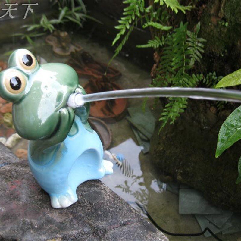 鱼池庭院陶瓷青蛙动物摆件花园装饰庭院池塘鱼缸阳台造景装饰品