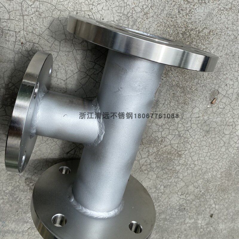 304 316L不锈钢法兰三通接头变径法兰三通异径 焊接非标定制定做