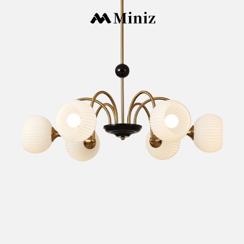 法式客厅吊灯包豪斯复古主卧室书房灯中古创意艺术主灯餐厅餐桌灯