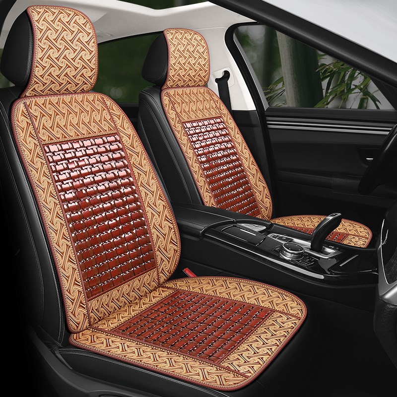 汽车坐垫夏季竹片凉垫通风透气夏天单个座垫护腰靠垫大货车座椅