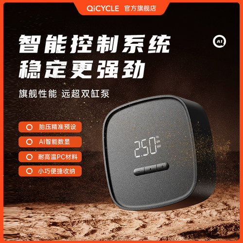 骑记A1车载充气泵汽车充气泵打气泵车载汽车打气泵汽车轮胎打气泵