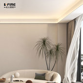 铝槽单边线形灯天花回型吊顶明装 线条灯带客厅卧室背景墙氛围灯槽