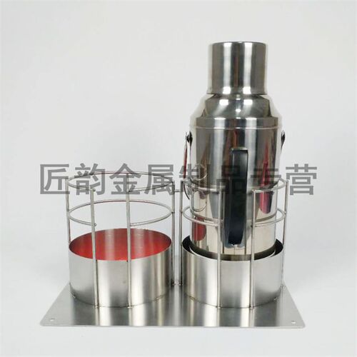 不锈钢双座加大加厚底板车载家用免固定暖壶防倒托架 固定支架