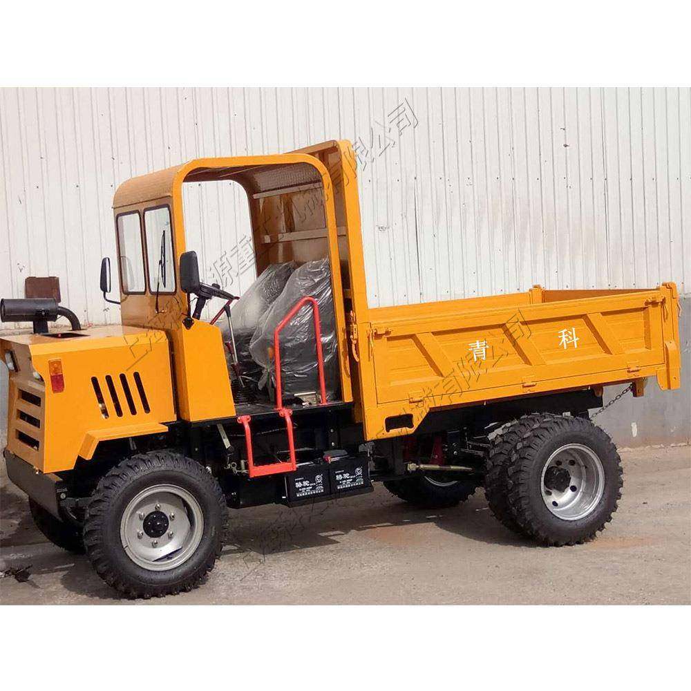 四驱农用工程四轮车 座驾式柴油矿石自卸车 工程矿用载重运输车