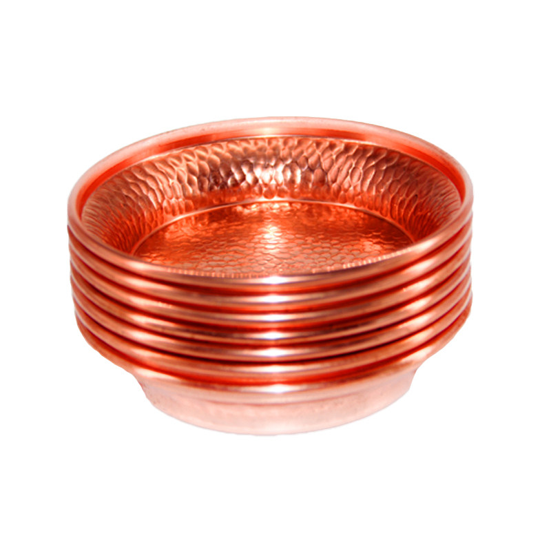 西行人  供盘法会供朵玛红铜紫铜手工打磨一套七个烟供盘香薰盘,家居饰品,装饰摆件,淘宝优惠券,粉丝福利购,淘宝优惠卷