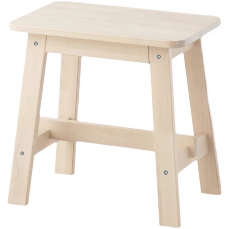 诺鲁克小木凳实木方凳家用客厅儿童矮凳板凳换鞋凳木圆角凳子