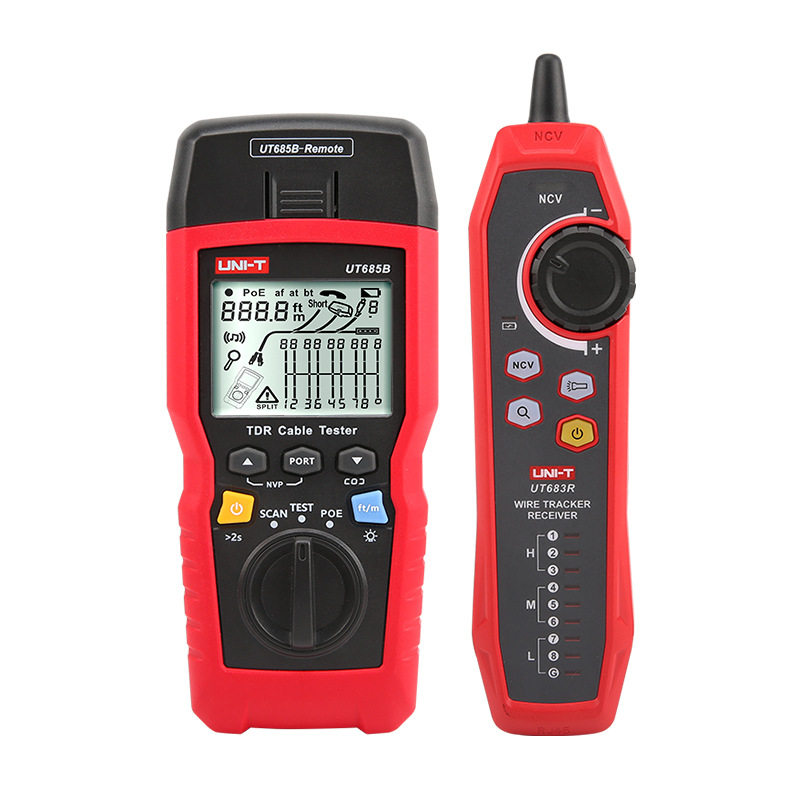 优利德TDR电缆测试仪UT685BKIT抗干扰POE带电巡线多功能网络测线