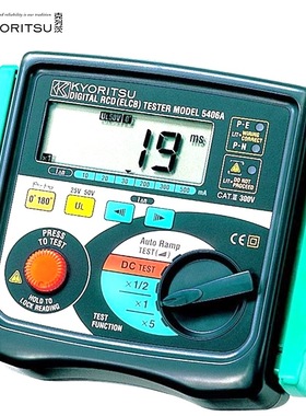 克列茨 KEW5410/5406A 日本共立/KYORITSU 数字式漏电开关测试仪