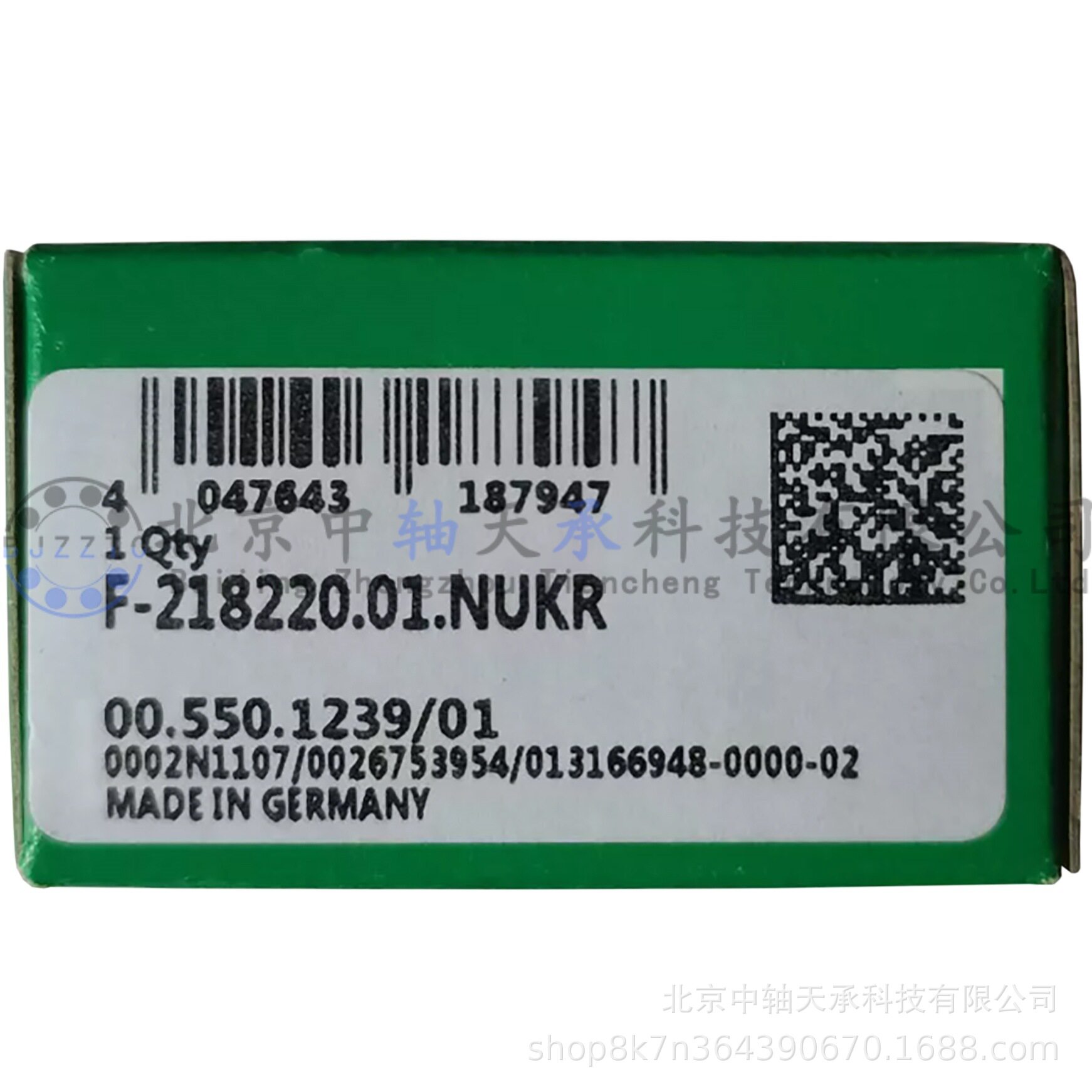 I-N-A滚轮轴承F-218220.01NUKR海德堡印刷机轴承10*22*34.5mm