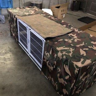 狗笼罩防雨防风牛津布加厚笼罩折叠笼子罩宠物笼罩繁殖猫笼笼罩