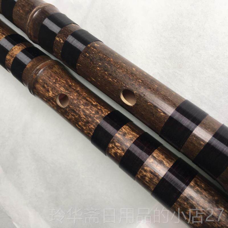 高档紫竹笛子F大学G大A大大降B调成人初一节笛手工精大制低音笛B